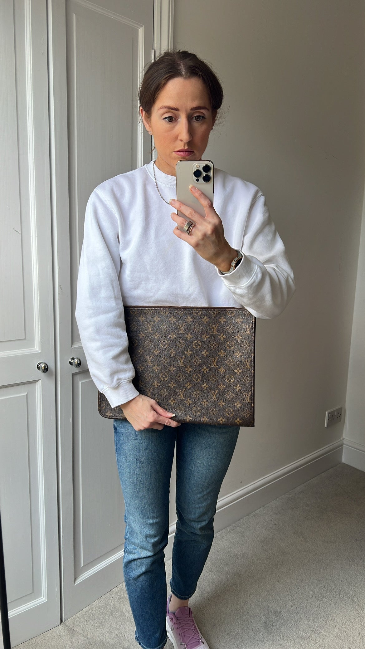 Louis Vuitton Monogram Poch Documents Portfolio Case 39