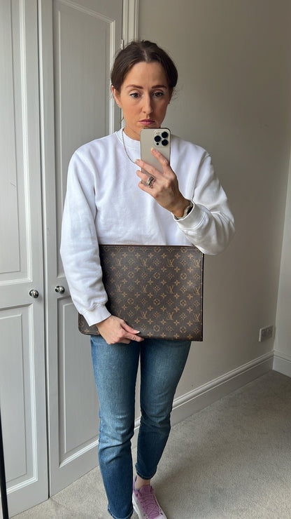 Louis Vuitton Monogram Poch Documents Portfolio Case 39