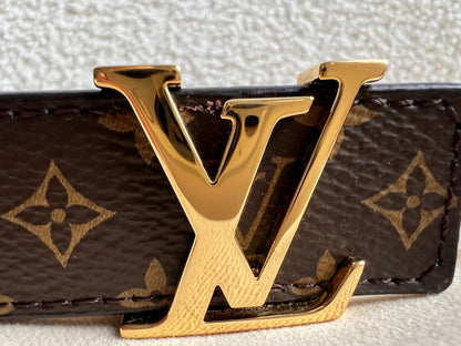 Louis Vuitton Initials Belt Monogram Size 95