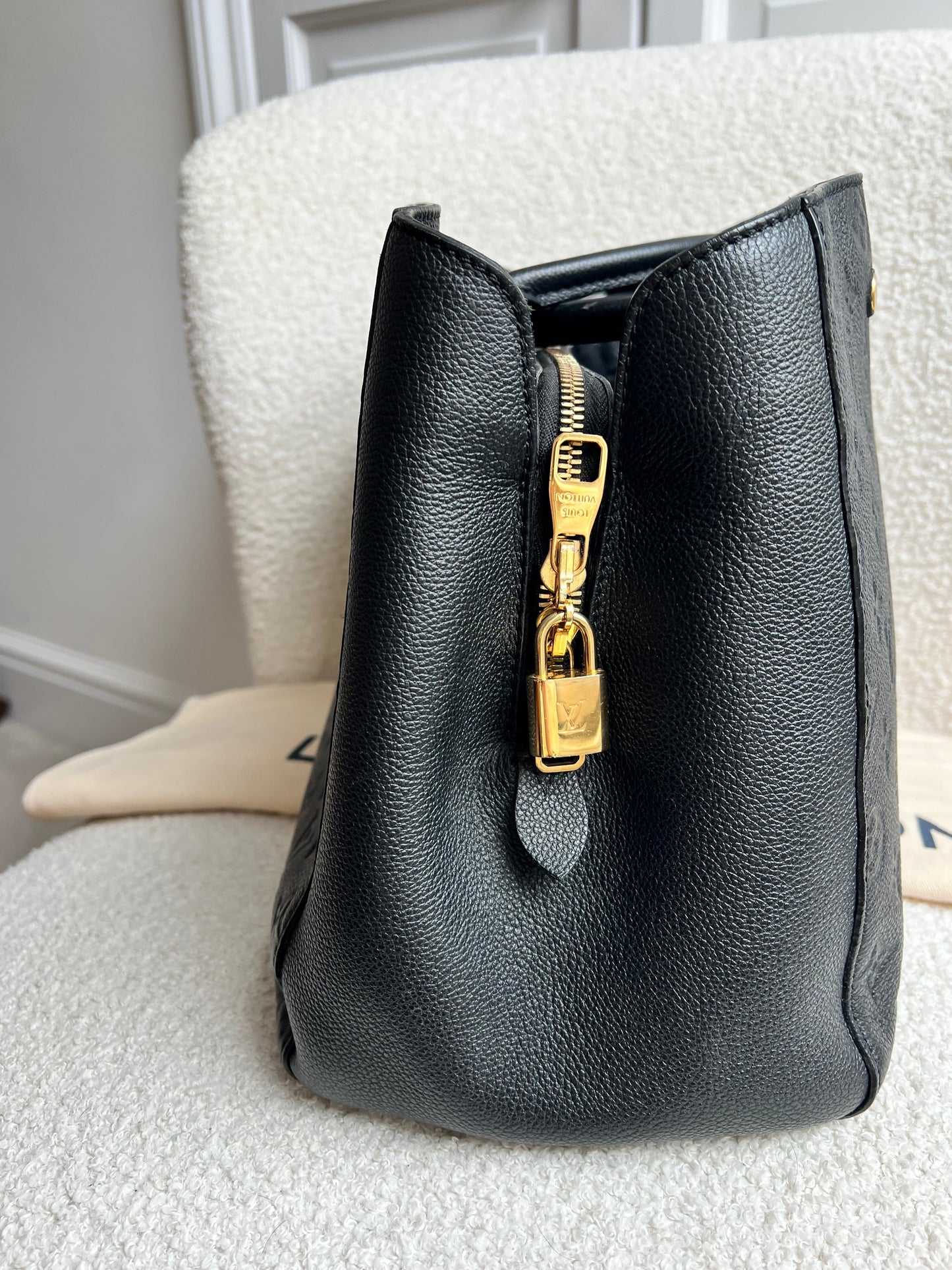 Louis Vuitton Montaigne GM in Black Monogram Empreinte (RRP £2230)