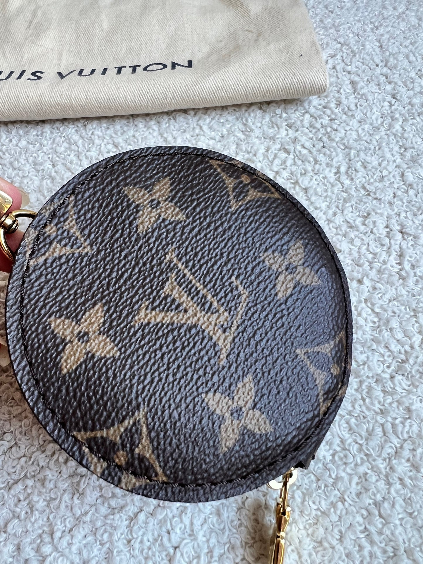 Louis Vuitton Round Coin Purse Monogram