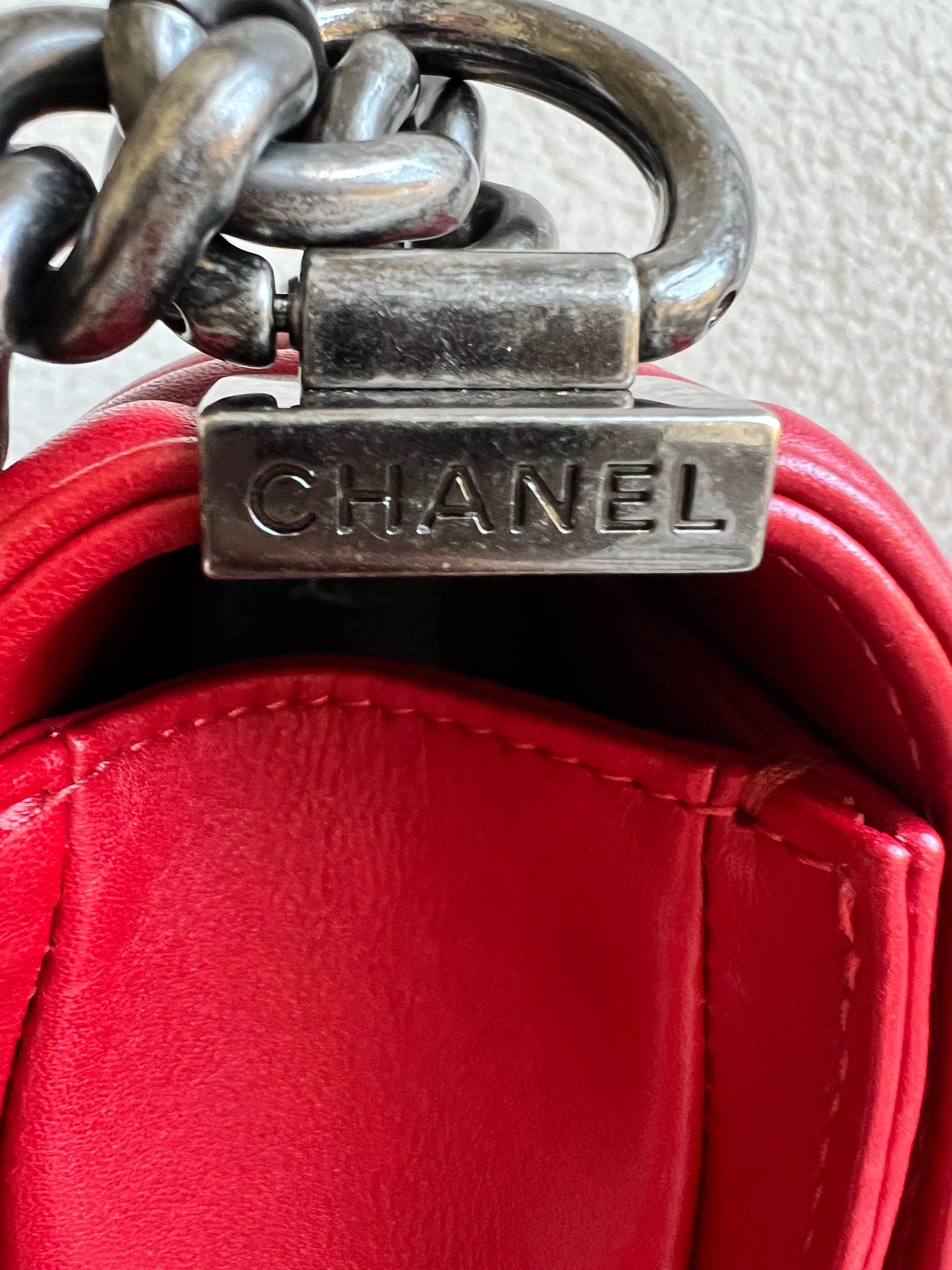 Chanel Small Red Boy Bag (RRP £5,390)