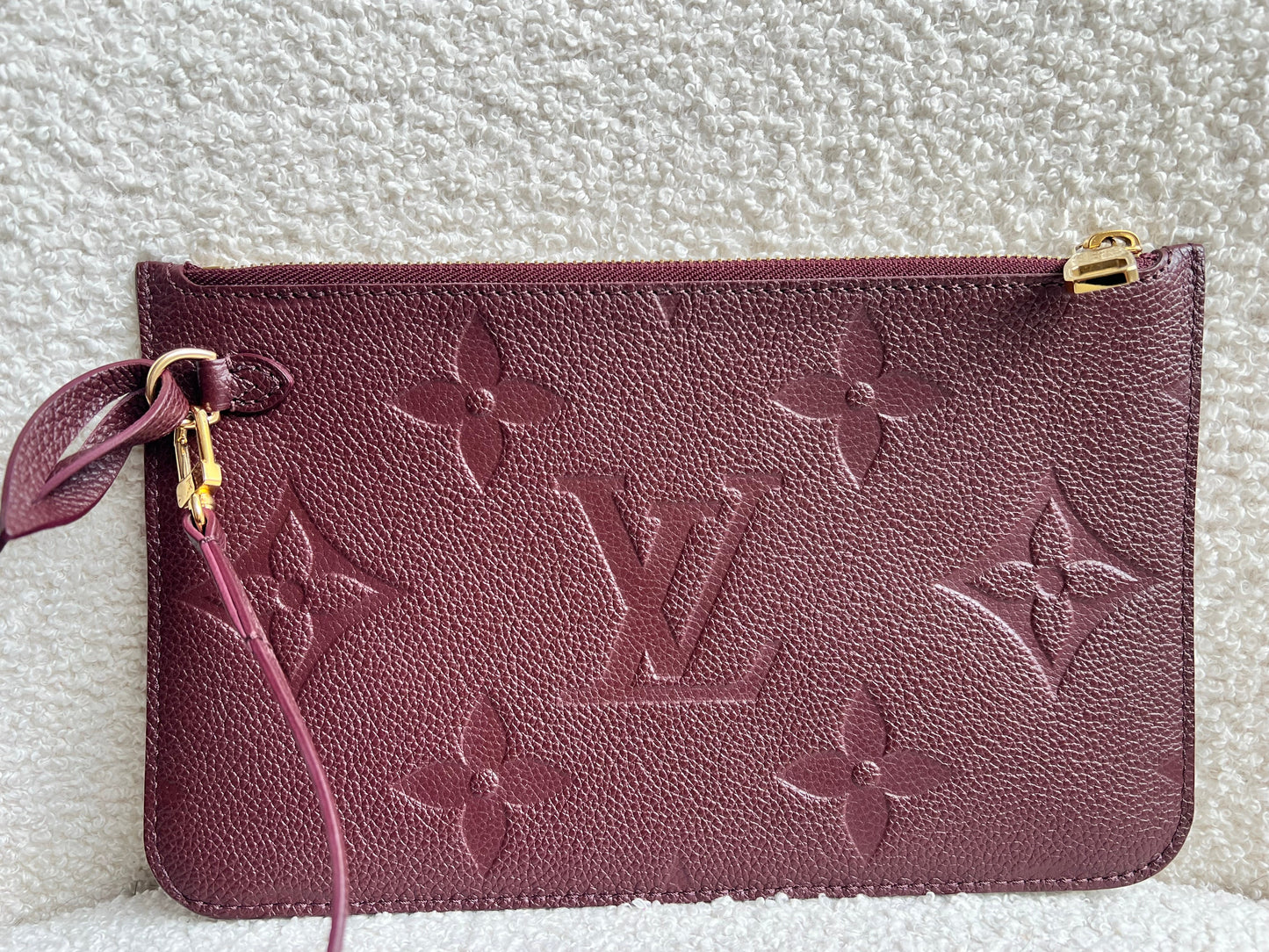 Louis Vuitton Pouch (from Neverfull) Wine Empreinte