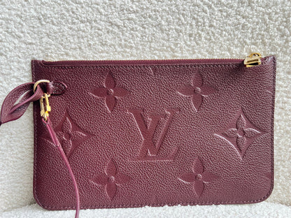 Louis Vuitton Pouch (from Neverfull) Wine Empreinte