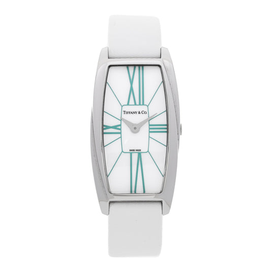 Stainless Steel Satin 22mm Gemea Quartz Watch White