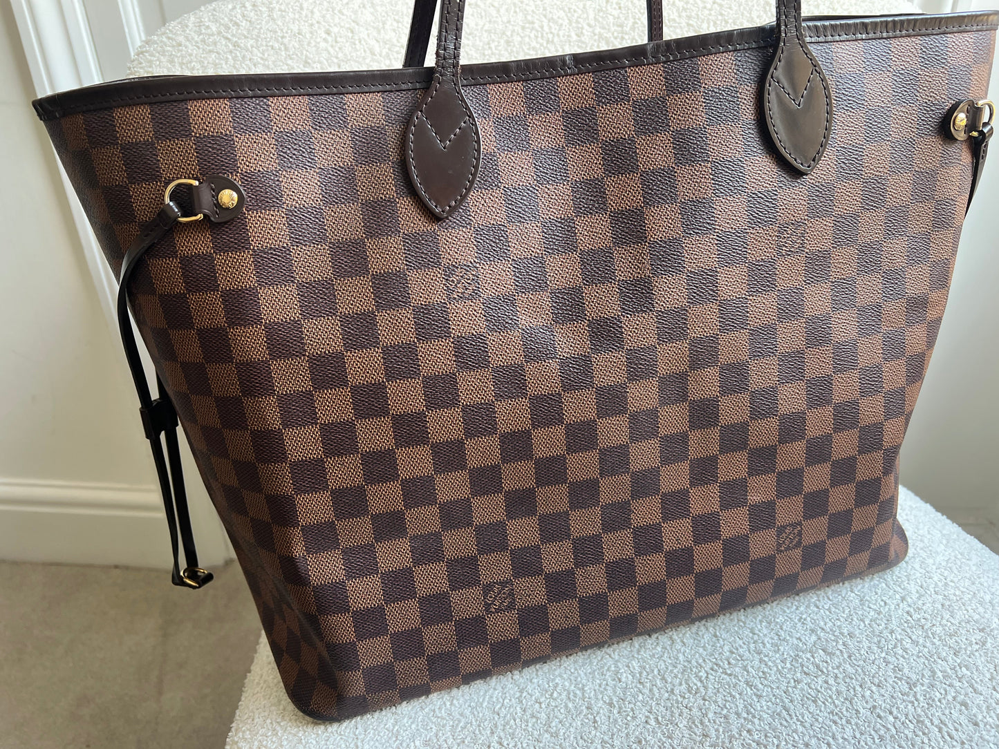 Louis Vuitton Neverfull GM Damier Ebene Cherry Interior (RRP £1,500)
