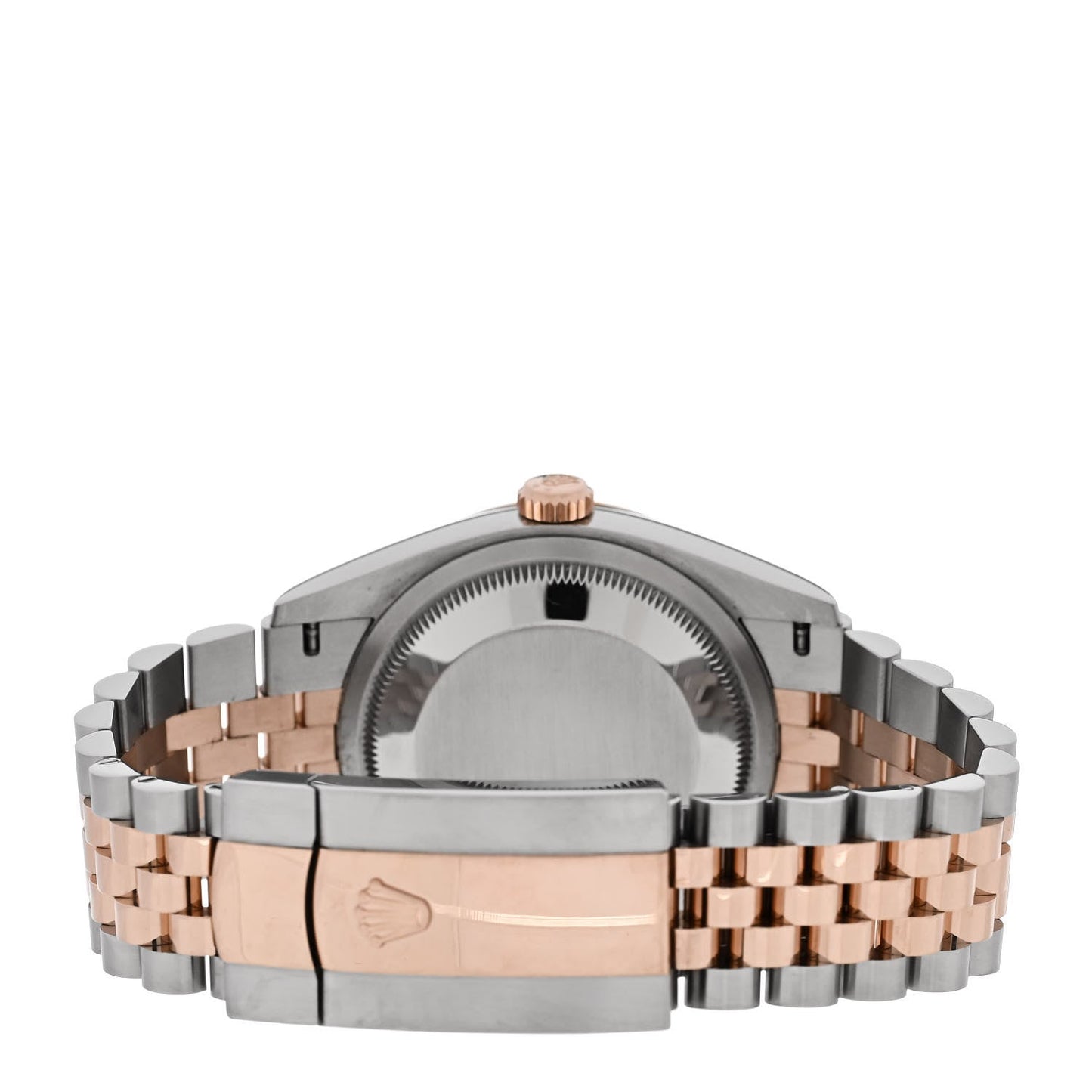 Stainless Steel 18K Everose Gold Diamond 36mm Oyster Perpetual Datejust Watch Chocolate Jubilee 126231