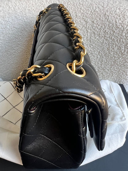 Chanel Jumbo Classic Flap in Black Lambskin Gold Hardware (RRP £9,830)