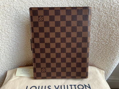 Louis Vuitton Damier Ebene Large Ring Agenda Cover (RRP £595)