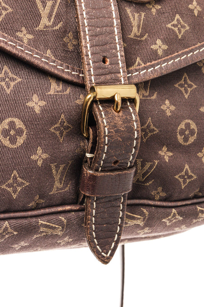 Louis Vuitton Brown Monogram Canvas Saumur 30 Crossbody Bag