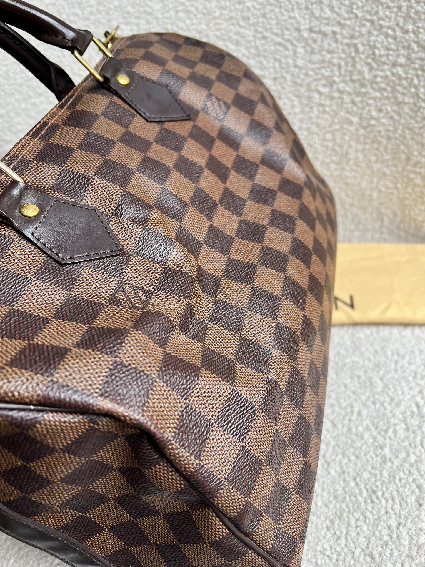 Louis Vuitton Speedy Bandouliere 30 Damier Ebene (RRP £1490)