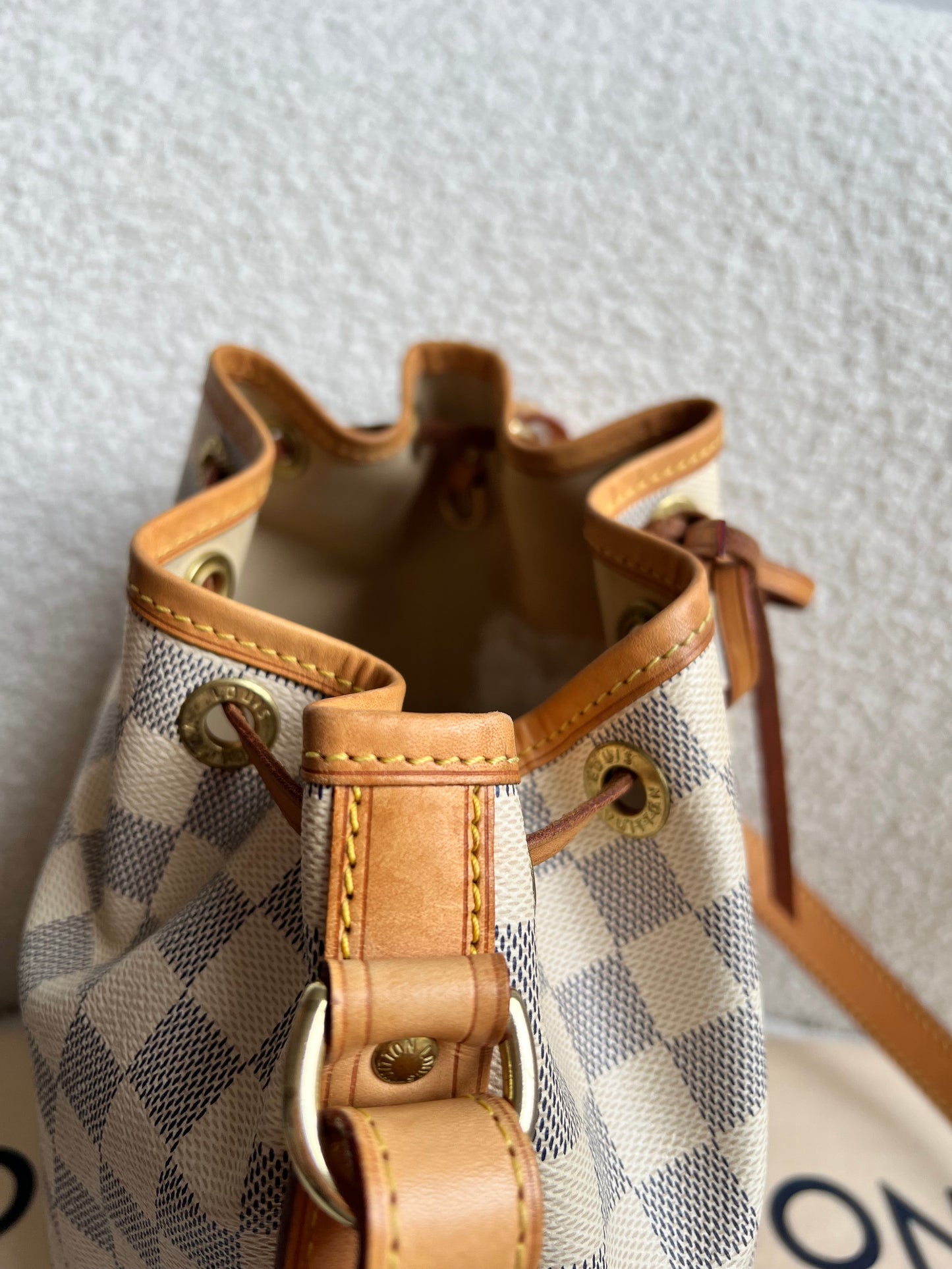 Louis Vuitton Petit Noe Bucket Bag Damier Azur (RRP £1,490)