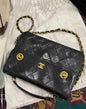 Rare Chanel Timeless Classic Cc Double Turn Lock Bag