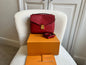 Louis Vuitton Pochette Metis Red Empreinte (RRP £2,130)
