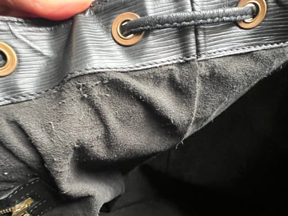 Louis Vuitton Black Epi Noe GM