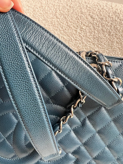 Chanel Dark Blue Blue Caviar Grand Shopper Tote (GST)