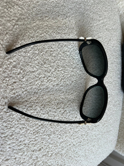 Chanel Black Bow Sunglasses