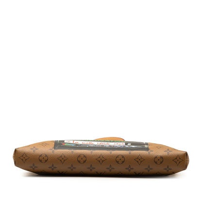 Brown Louis Vuitton Monogram Reverse VHS Tape Carry It Tote Bag