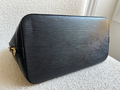 Louis Vuitton Alma PM Black Epi