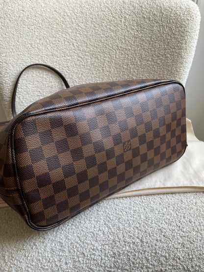 Louis Vuitton Neverfull MM Damier Ebene Cherry Interior (RRP £1,430)