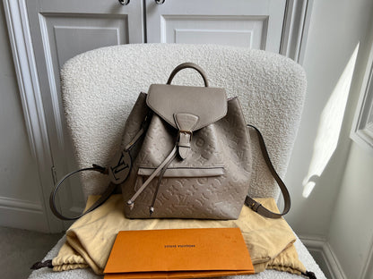 Louis Vuitton Tourterelle Montsouris Backpack Empreinte (RRP £2170)