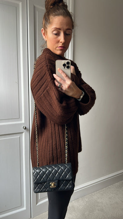 Chanel Mini Rectangular Classic Flap in Black Lambskin (RRP £4,390)