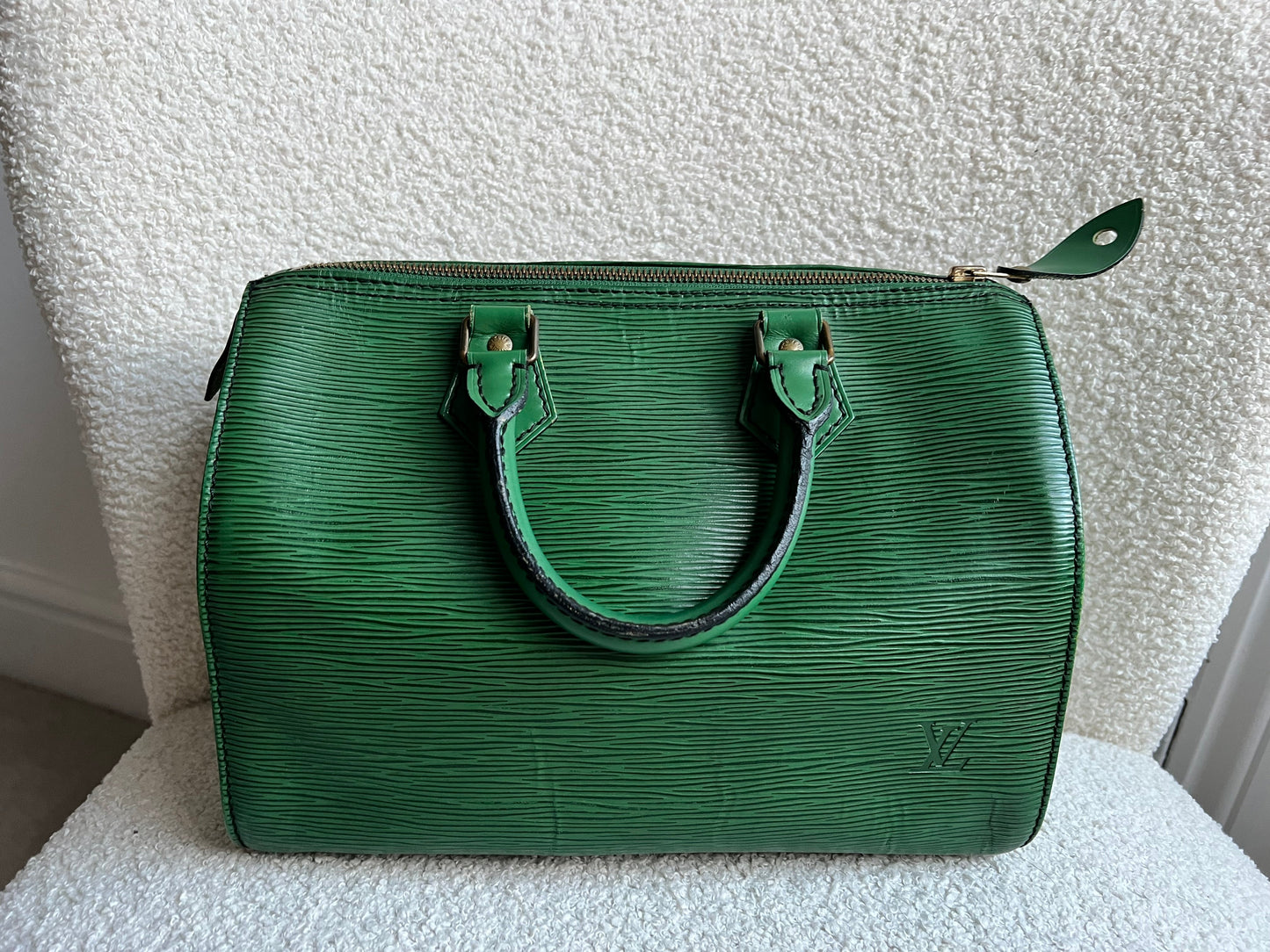 Louis Vuitton Speedy 30 Green Epi