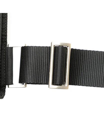 Nylon Zip Top Crossbody Bag with Adjustable Strap