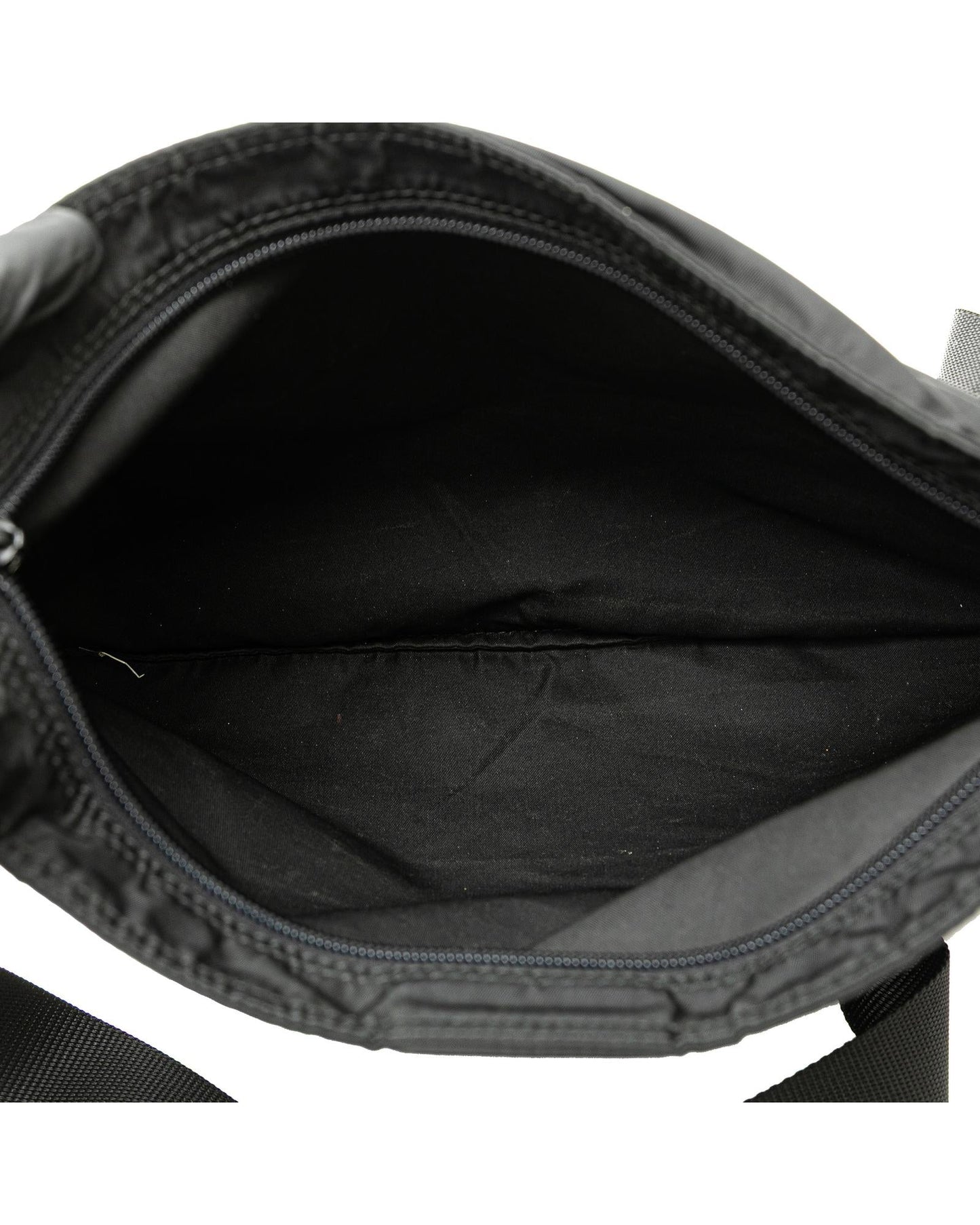 Nylon Zip Top Crossbody Bag with Adjustable Strap