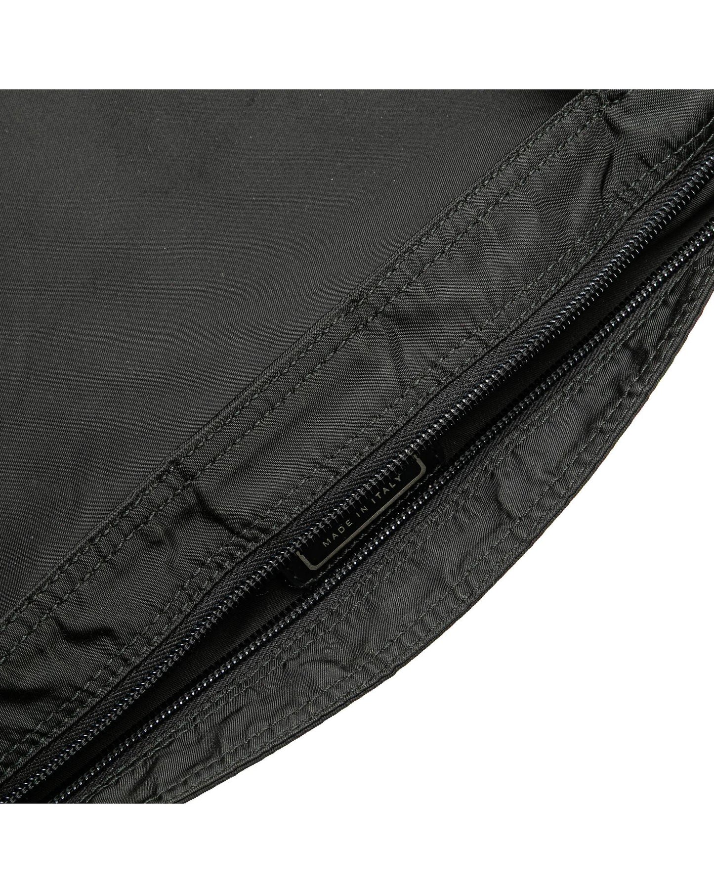 Nylon Zip Top Crossbody Bag with Adjustable Strap