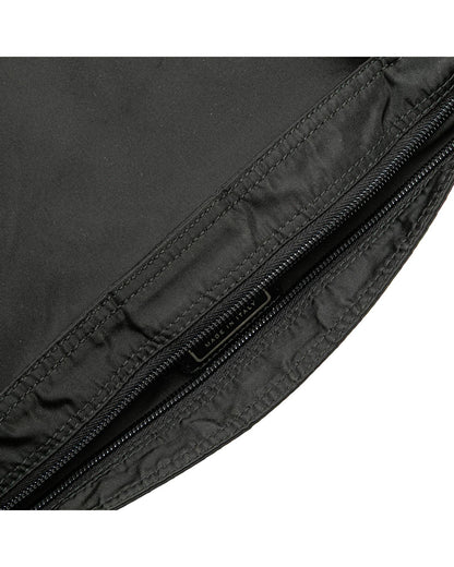 Nylon Zip Top Crossbody Bag with Adjustable Strap