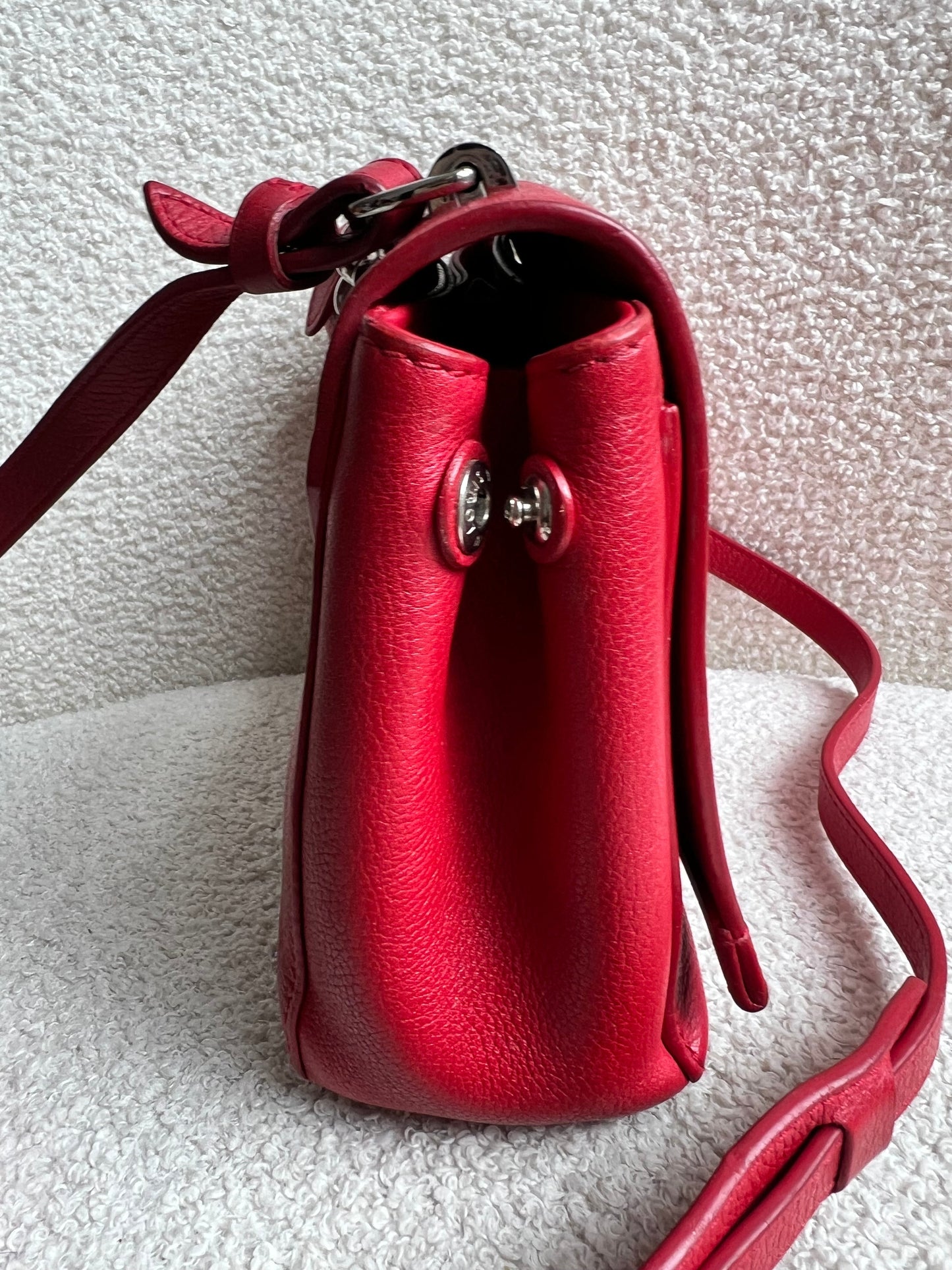 Louis Vuitton Red Mylockme II BB Bag