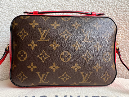 Louis Vuitton Saintonge Monogram Red