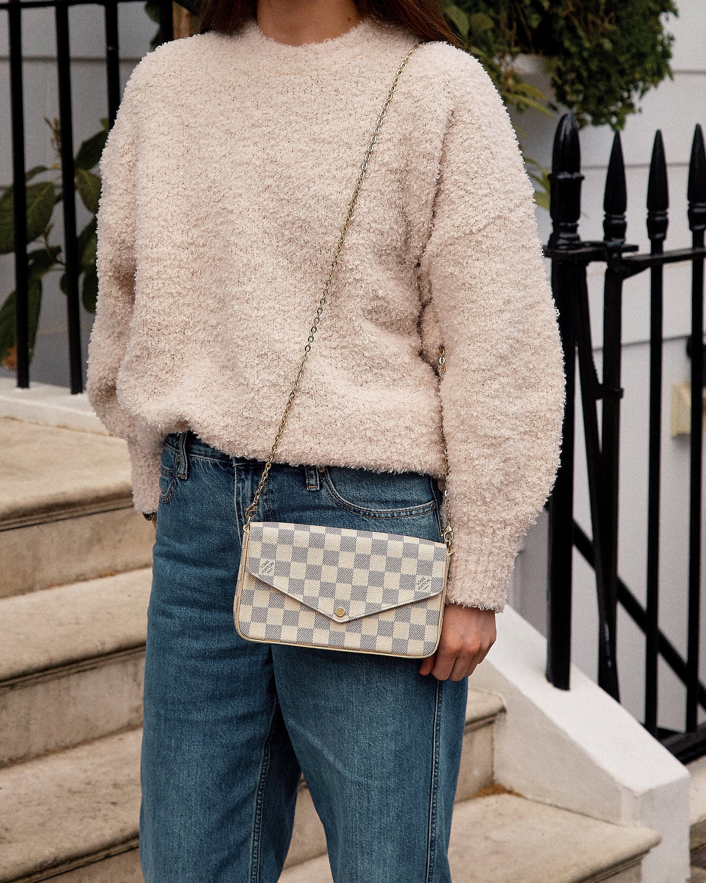 Louis Vuitton Felicie Pochette Damier Azur (RRP £1110)