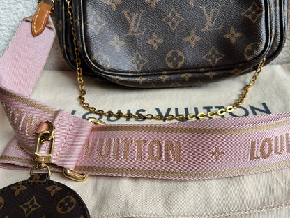 Louis Vuitton Multi Pochette Accessoires Rose Chiaro (RRP £2030)