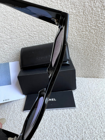 Chanel Black Embellished Sunglasses (RRP £640)
