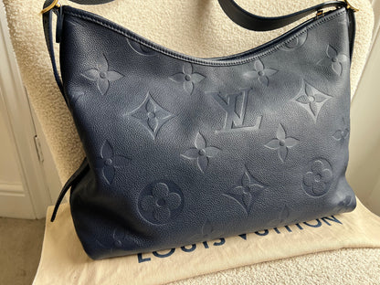 Louis Vuitton Carryall MM Navy Empreinte (RRP £2470)