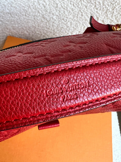 Louis Vuitton Pochette Metis Red Empreinte (RRP £2,130)