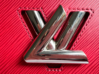 Louis Vuitton Coquelicot Twist MM Shoulder Bag (RRP £3450)