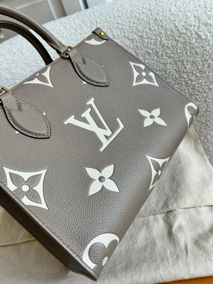 Louis Vuitton On the Go Bicolour PM Empreinte (RRP £2,520)