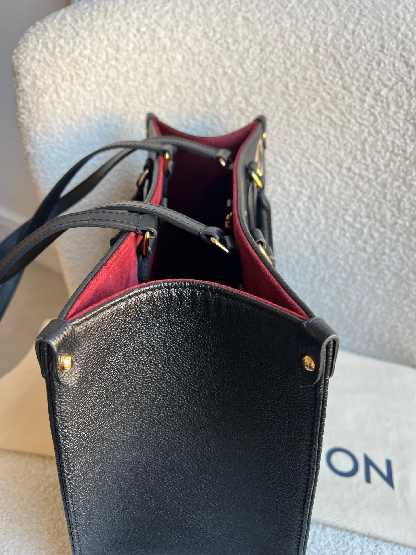 Louis Vuitton On the Go MM Bicolour Empreinte (RRP £2,660)