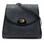 Blue Dior Honeycomb Coated Canvas Crossbody