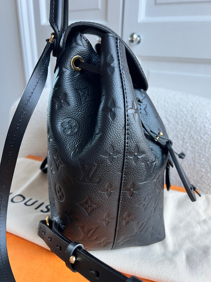 Louis Vuitton Montsouris Backpack Black Empreinte (RRP £2170)
