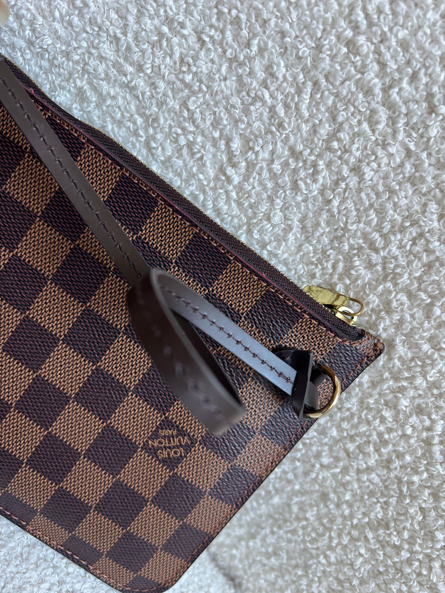 Louis Vuitton Pouch (from Neverfull) in Damier Ebene