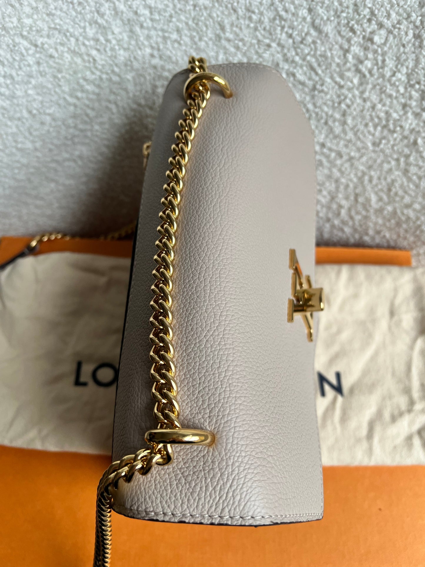 Louis Vuitton Mylockme Greige (RRP £2080)