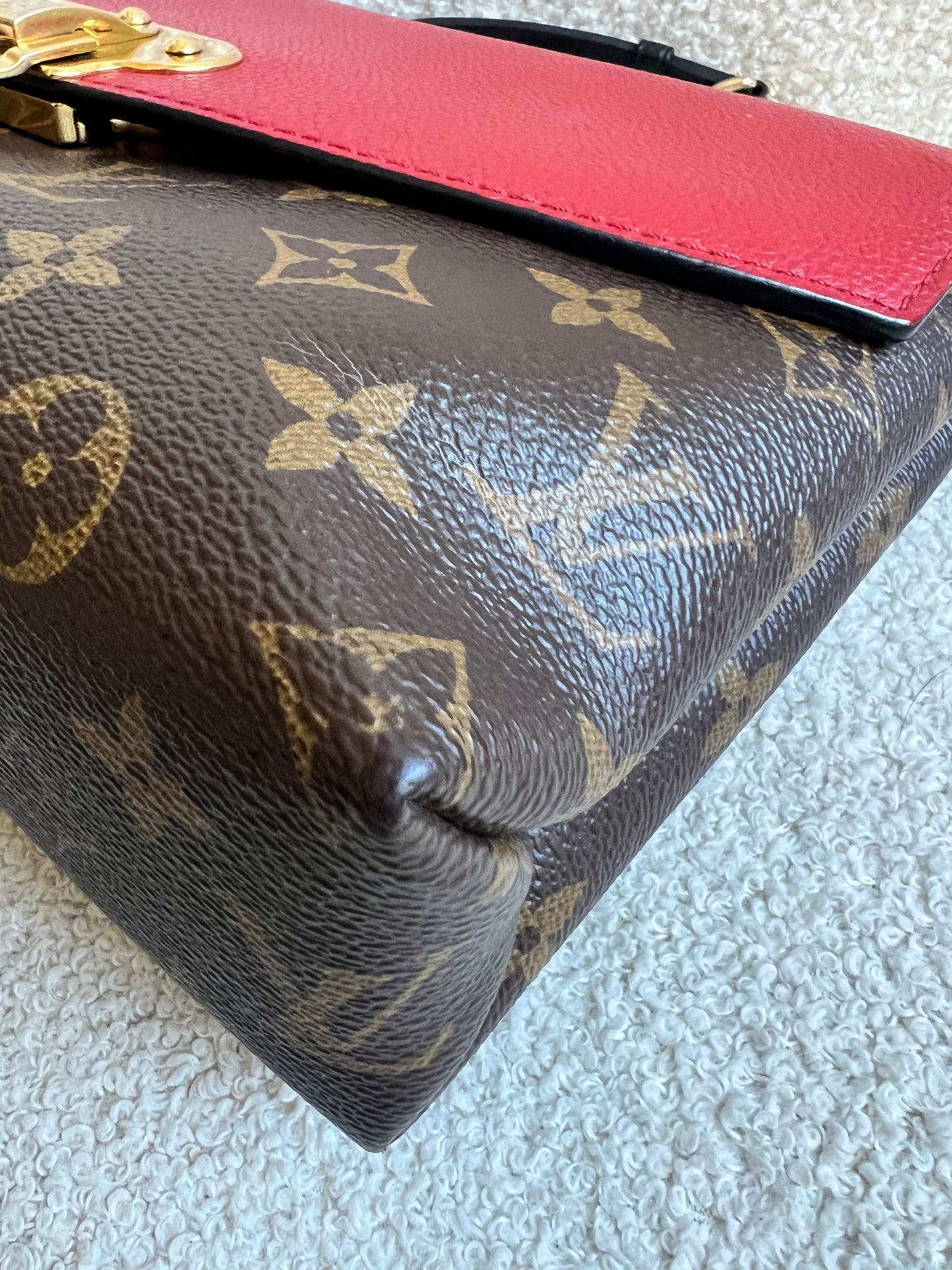 Louis Vuitton Saint Placide Monogram Red