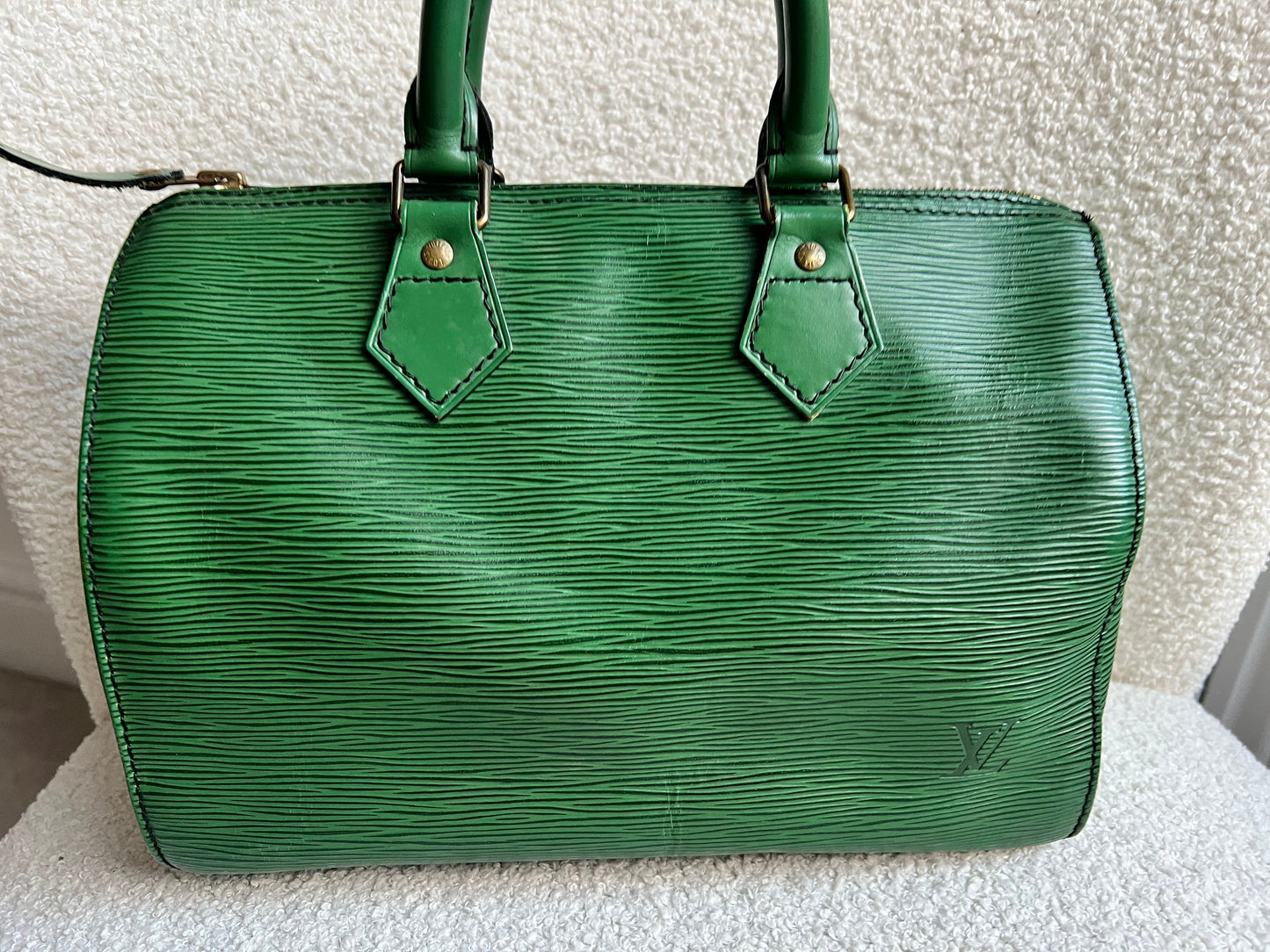 Louis Vuitton Speedy 30 Green Epi