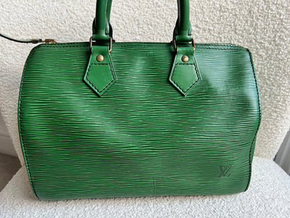 Louis Vuitton Speedy 30 Green Epi