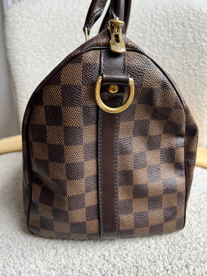 Louis Vuitton Speedy Bandouliere 30 Damier Ebene (RRP £1490)