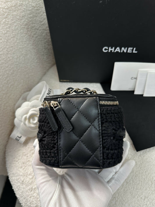 Chanel Vanity Leather Clutch